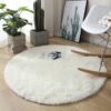 11395235642070580887 Round Fluffy Rugs