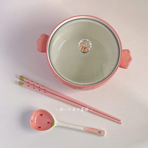 1455987737650798311 Ceramic Strawberry Noodle Bowl