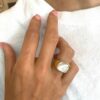 -483314327-818737052 (1) Vintage Square Shell Ring