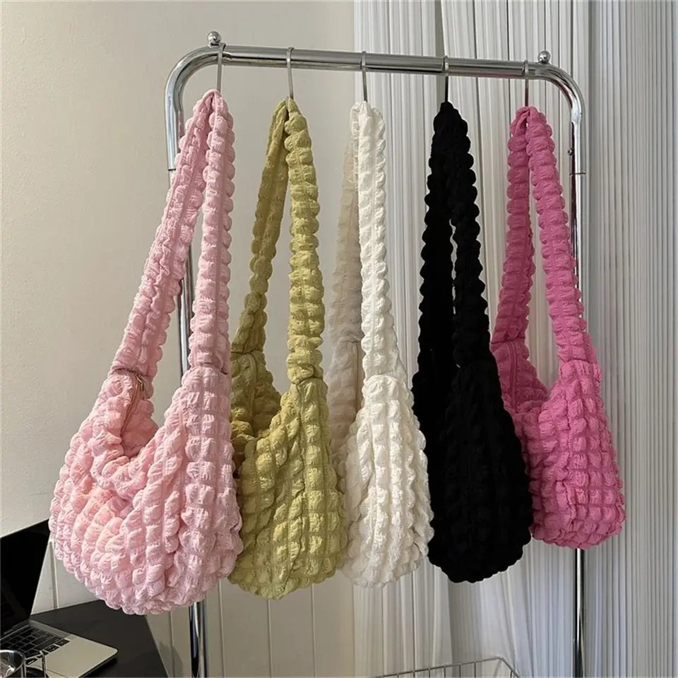 Pleated Crossbody Bag - Flip In Cart