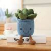 blue Succulent Plant Stuffed Toy