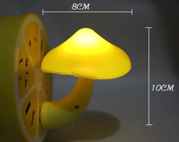 5 Mushroom Wall Lamp