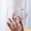 Enchanted 3D Tulip Glass