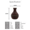 Wood Vase Humidifier