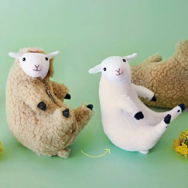 2 Shearing Plush Sheep