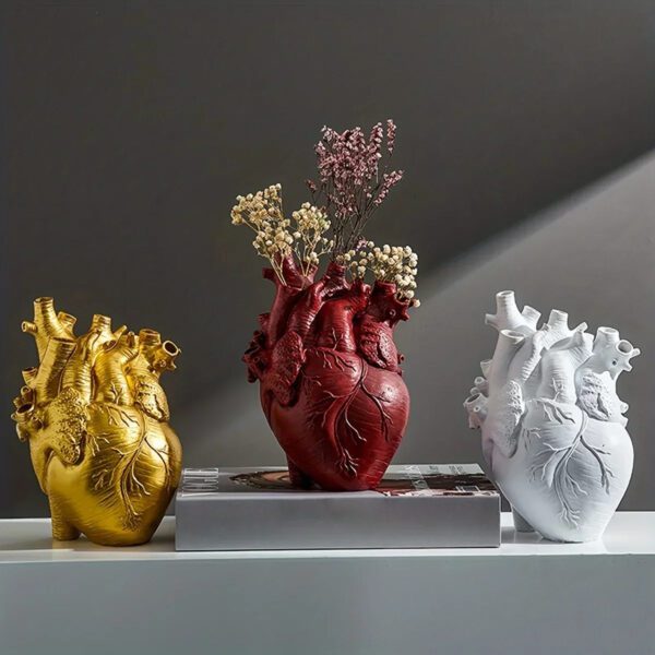 2 Human Heart Vase