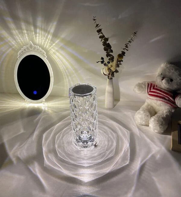 2 Crytal Rose Lamp