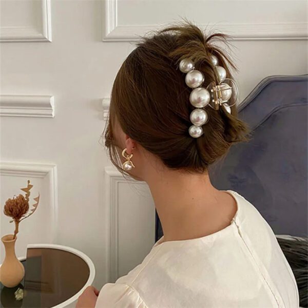 Big Pearl Hair Clips