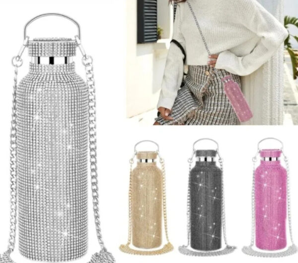 1 Diamond Crossbody Thermos