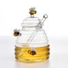 Honeycomb Glass Jar