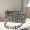 1 Allover Rhinestone Bucket Bag