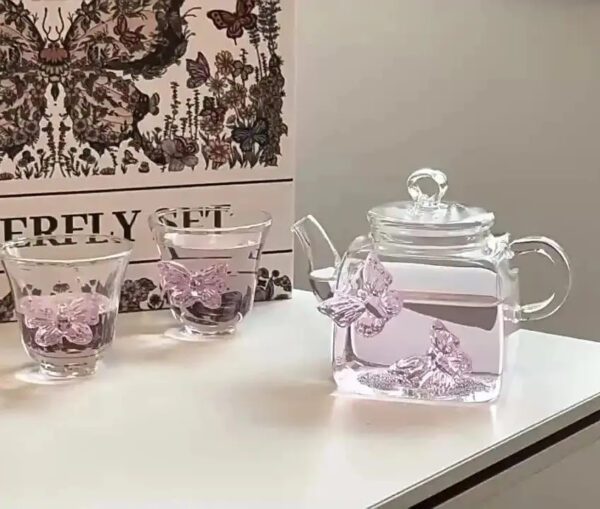 1 Butterfly Teapot Set
