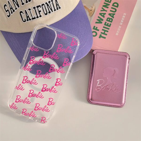 2 Barbie Magnetic Wallet Case