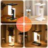 2 Wireless Charging LED Desk Lamp