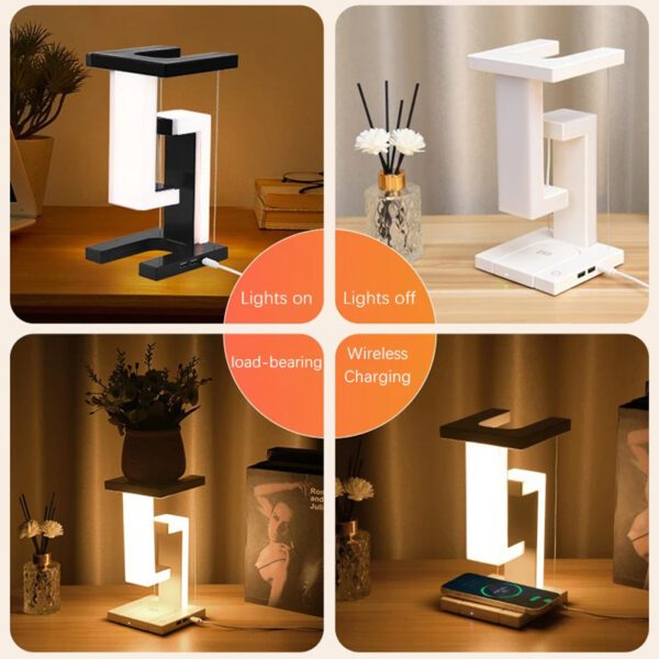2 Wireless Charging LED Desk Lamp