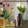 2 Bookend Flower Vase