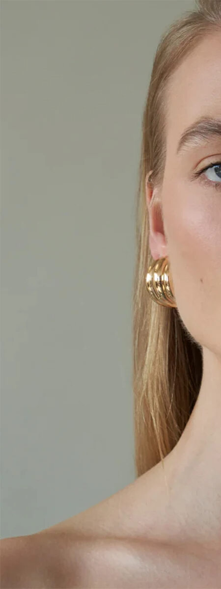 3 Unusual Curve Geometric Earrings