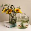 Scandinavian Glass Flower Vase