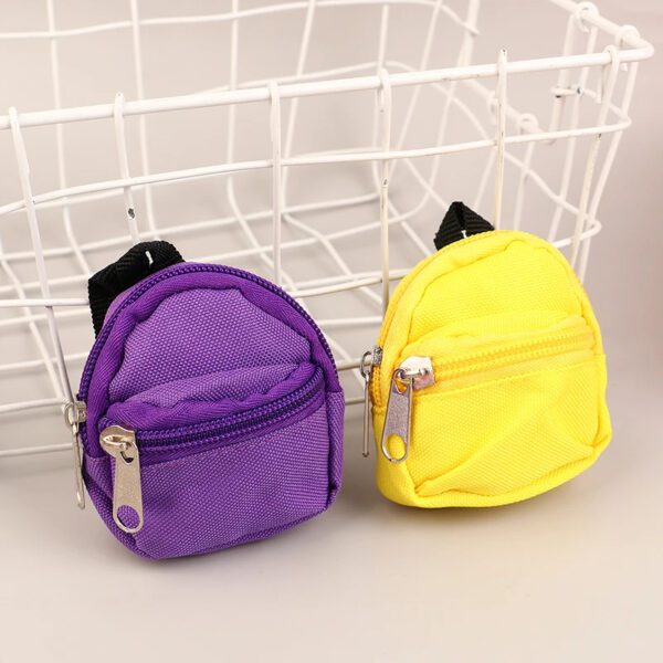 3 Mini Backpack Keychain