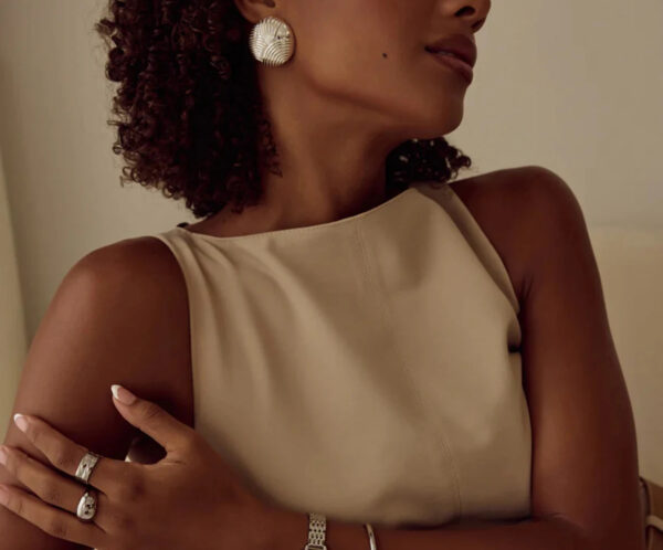 4 YOUTHWAY-Irregular Threaded Round Earrings