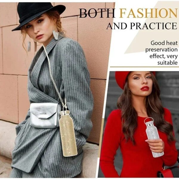 4 Diamond Crossbody Thermos