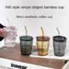 4 Vertical Stripes Ins Coffee Glass
