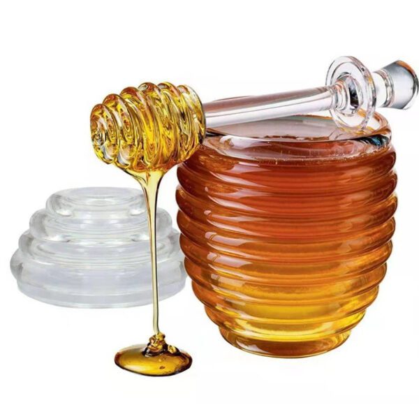 4 Honeycomb Glass Jar