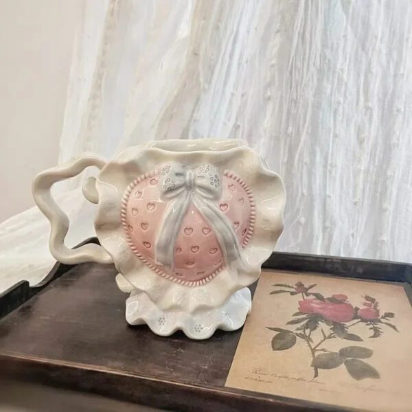 4 Ceramic Strawberry Mug