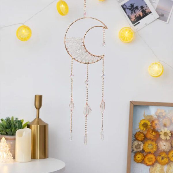 5 Moon Crystal Wind Chime