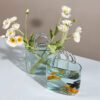 Scandinavian Glass Flower Vase