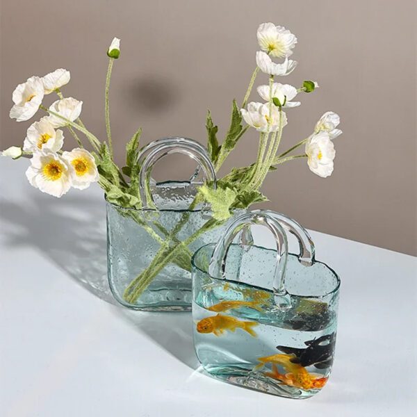 Scandinavian Glass Flower Vase