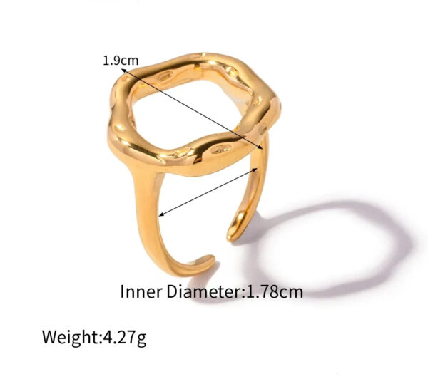 6 Vintage Circle Ring