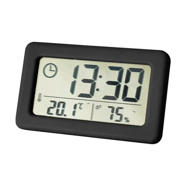 black Digital Clock