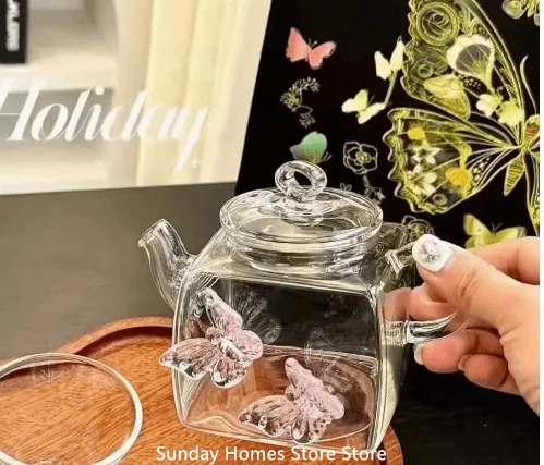 teapot Butterfly Teapot Set