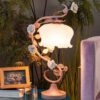 1 Vintage Flower Table Lamp