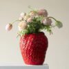 1 Strawberry Field Vase
