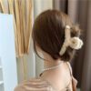 Fluffy Hair Clips