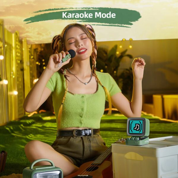 Divoom Ditoo-Mic Mini Karaoke Machine