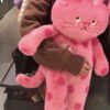 4 Pink Cat Plush