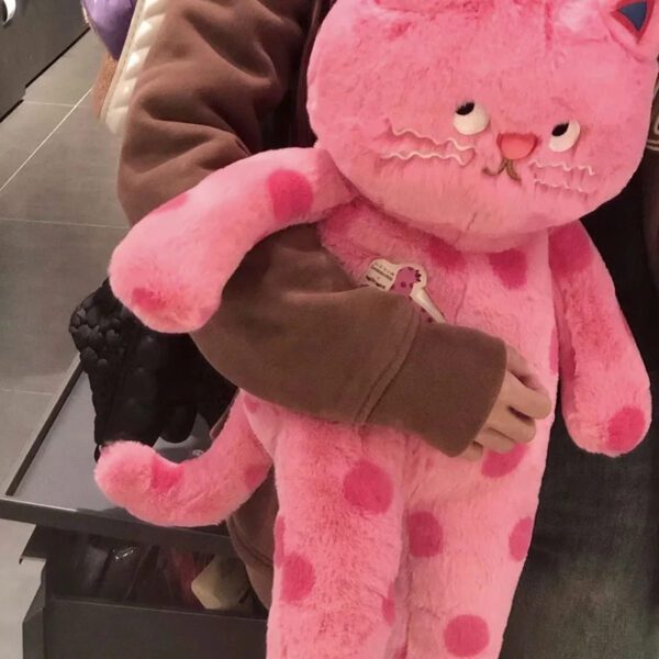 4 Pink Cat Plush