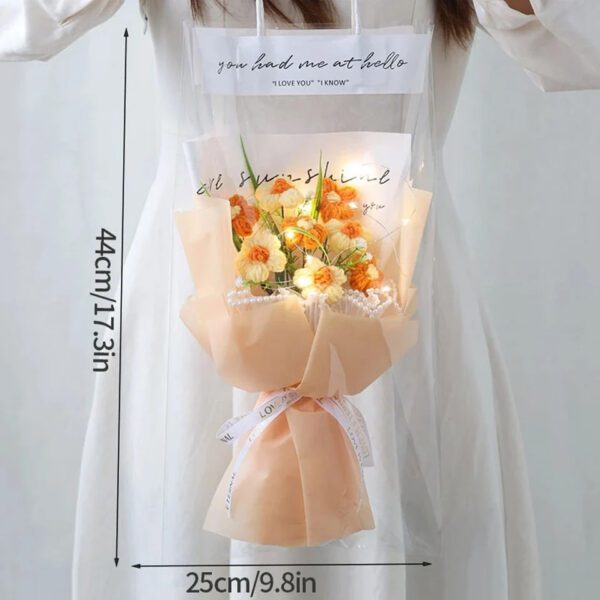 4 Crochet Flower Bouquet