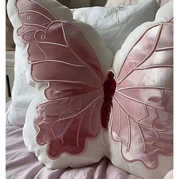 6 Heart Butterfly Pillow