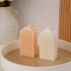6 Rainbow Arch silicone Candle Mold