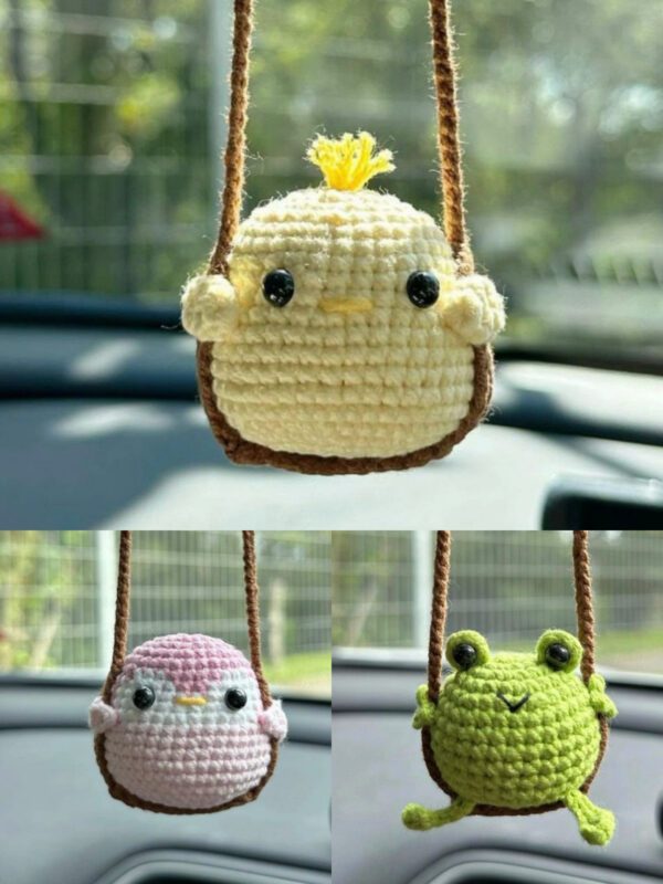 chick_combination Crochet Cartoon Animal Pendants