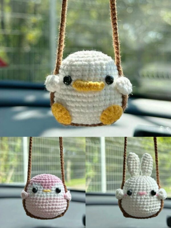 duckling_combination Crochet Cartoon Animal Pendants