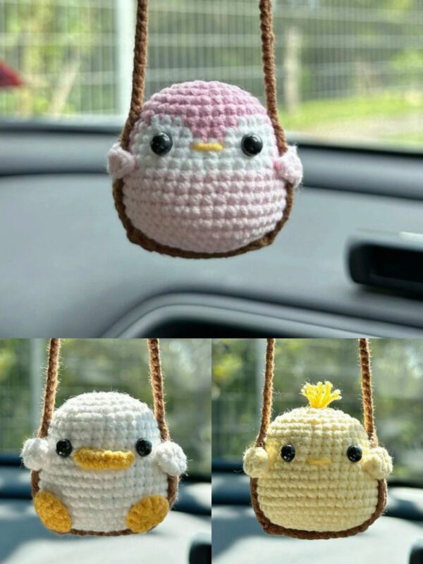 penguin_combination Crochet Cartoon Animal Pendants