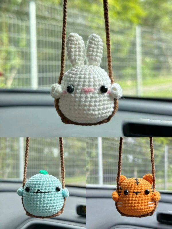 rabbit_combination Crochet Cartoon Animal Pendants