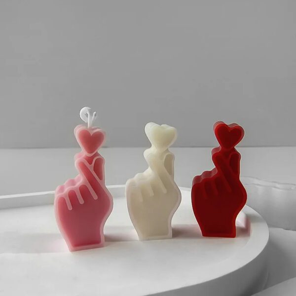 2 3D Mini Heart Silicone Mold