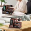 3 Multifunctional Wooden Bedside Docking Station