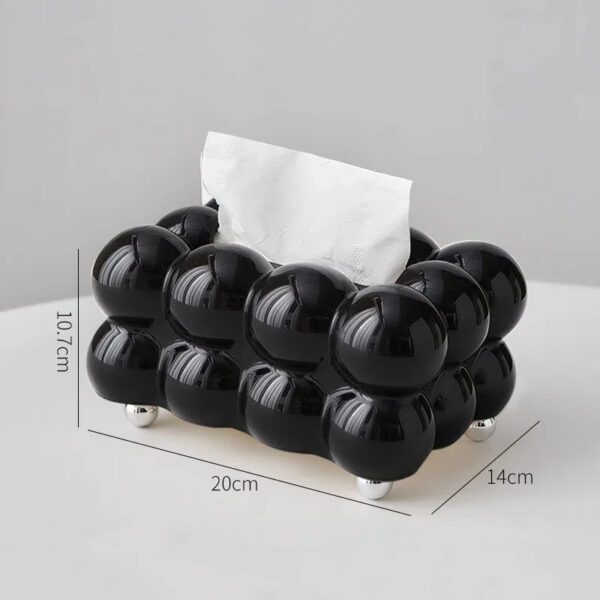 3 Bubble Cloud Design Tissue Box